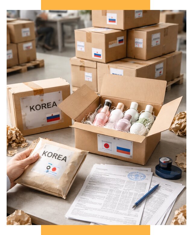 Доставка косметики из Кореи от 8718 р. под ключ | СетСервис-Кнг