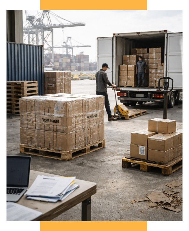 Доставка грузов из Израиля от 15384 р., логистика от СетСервис-Кнг