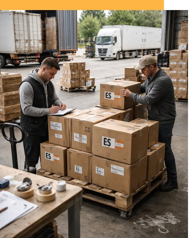 Доставка грузов в Испанию автотранспортом от 35896 руб