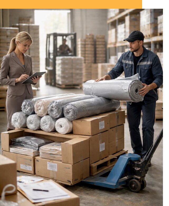 Перевозка текстиля по миру от 15384 руб. с таможней и страхованием