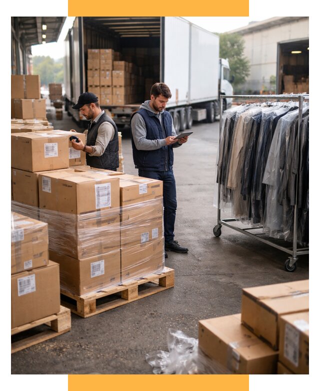 Перевозка и доставка одежды из Китая от 7692 р., СетСервис-Кнг