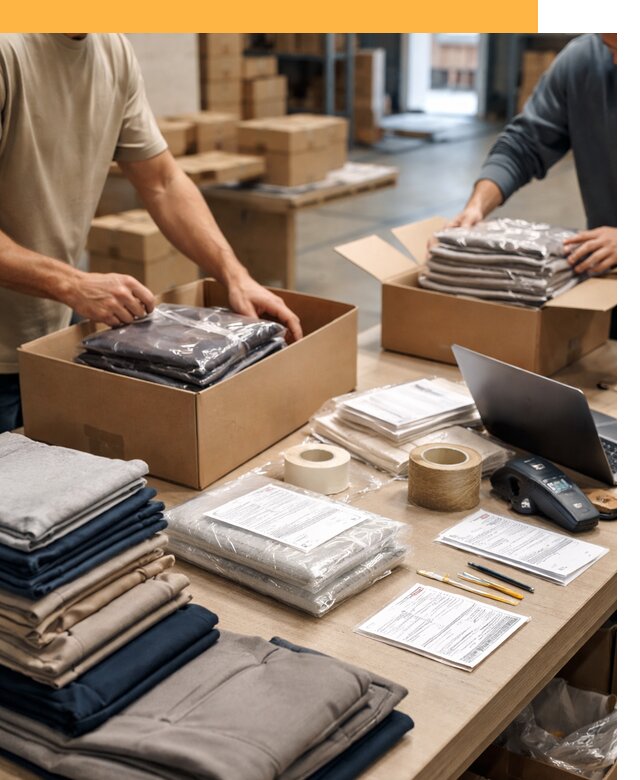 Перевозка одежды по миру от 7692 руб. с таможенным оформлением