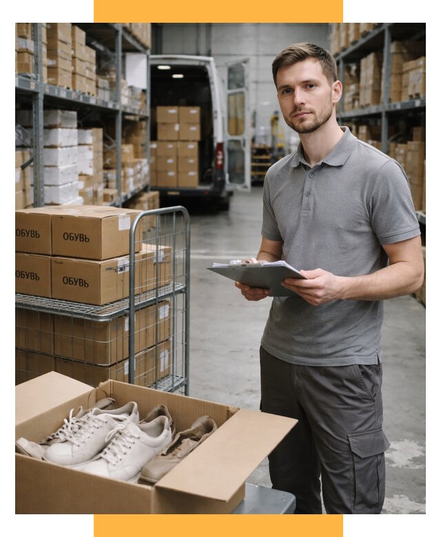 Доставка обуви из Китая и Турции от 4615 р. СетСервис-Кнг