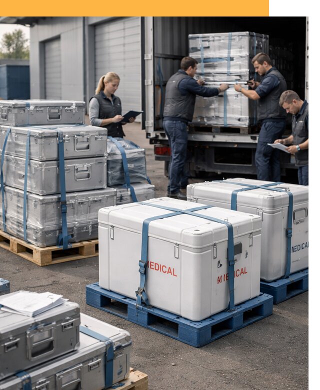 Перевозка медицинского оборудования по всему миру от 15384 руб