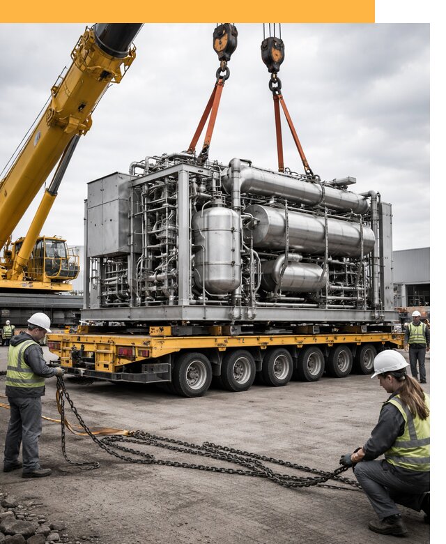 Перевозка тяжеловесных грузов по миру от 153840 руб