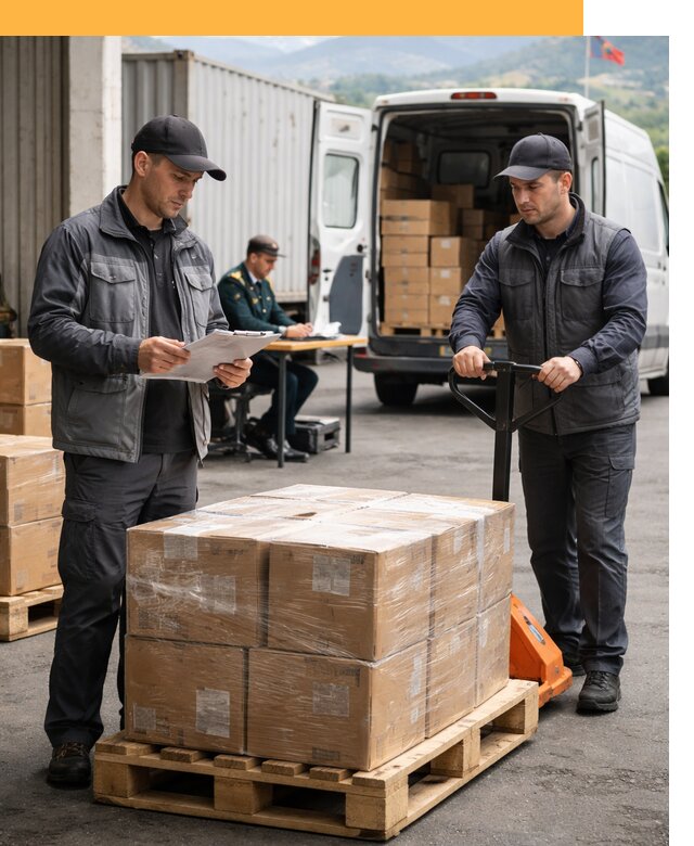 Доставка грузов через Армению, быстрая таможенная очистка от 25640