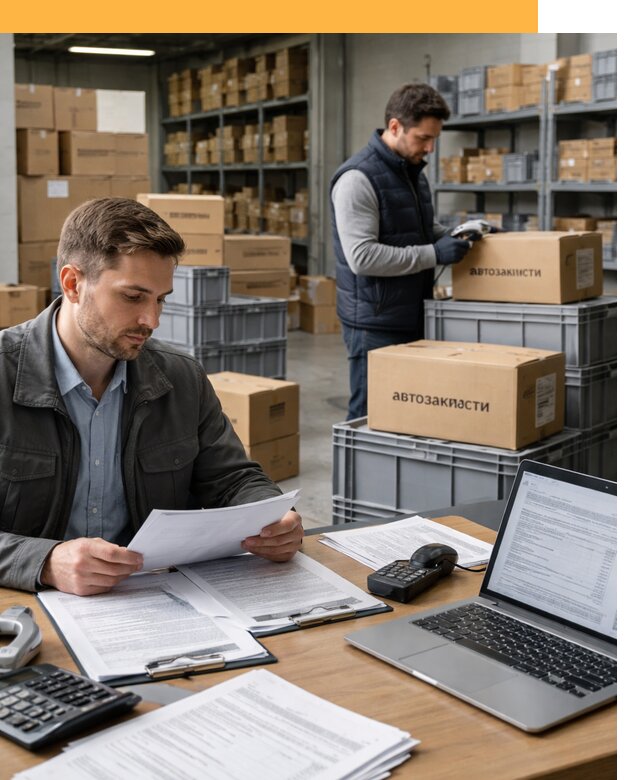 Таможенное оформление автозапчастей по выгодным тарифам от 8718