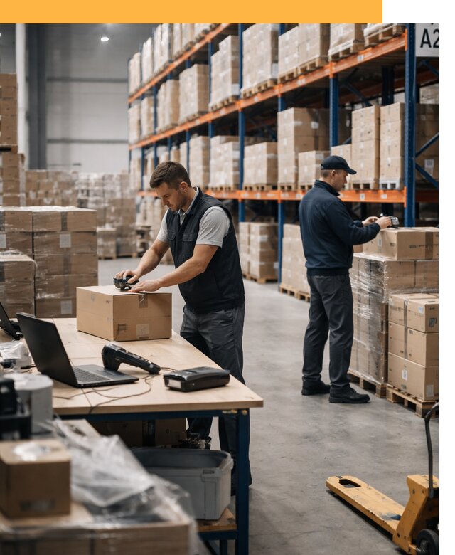 Склад консолидации в Европе: хранение, сортировка от 6666